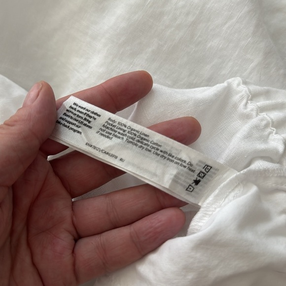 EILEEN FISHER Organic-Linen Long Shorts Size Medium - Picture 13 of 13